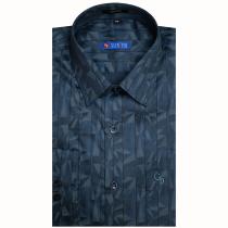 Print Blue Shirt : Slim