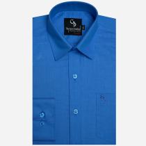 Plain Aqua Blue Shirt : Business