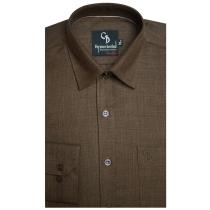 Plain Brown Shirt : Business