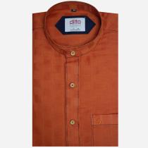 Self Design Orange Shirt : Ditto