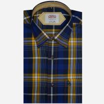 Checks Blue Shirt : Ditto
