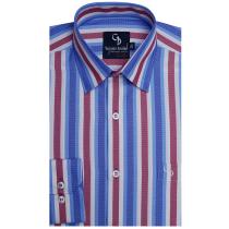 Stripes Dark Blue Shirt : Business