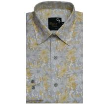 Print Cream Shirt : Party