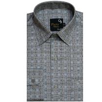 Print Gray Shirt : Party