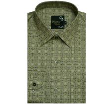 Print Green Shirt : Party