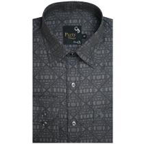 Print Black Shirt : Party