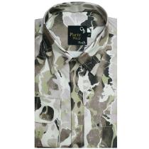 Print Cream Shirt : Party