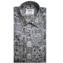 Print Dark Green Shirt : Ditto