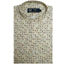 Print Purple Shirt : Party