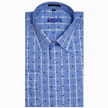 Print Light Blue Shirt : Slim