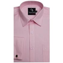 Self Design Pink Shirt : Business