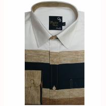 Print Cream Shirt : Party