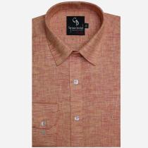 Plain Peach Shirt : Business