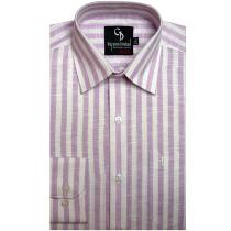 Stripes Mauve Shirt : Business