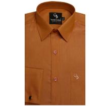 Self Design Rust Shirt : Business