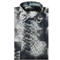 Print Gray Shirt : Ditto