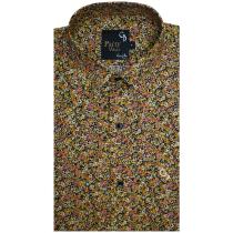 Print Orange Shirt : Party