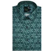 Print Navy Blue Shirt : Party