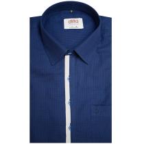 Combination Navy Blue Shirt : Ditto