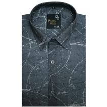 Print Gray Shirt : Party