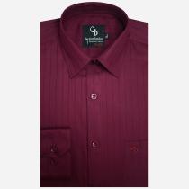 Stripes Maroon Shirt : Business