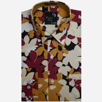 Print Rust Shirt : Party
