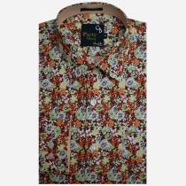 Print Rust Shirt : Party
