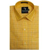 Checks Lemon Shirt : Business