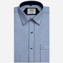Self Design Blue Shirt : Ditto