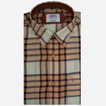 Checks Peach Shirt : Ditto