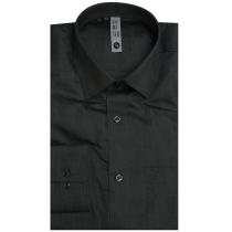 Print Black Shirt : Slim