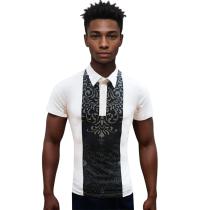 Print White Shirt : Itutu (Slim Fit)