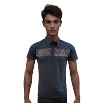 Print Navy Blue T-shirt : Itutu (Slim Fit)