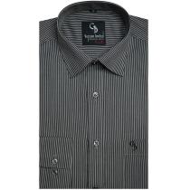 Stripes Gray Shirt : Business