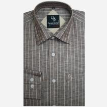 Stripes Brown Shirt : Business
