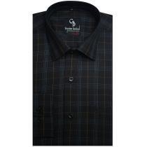 Checks Black Shirt : Business