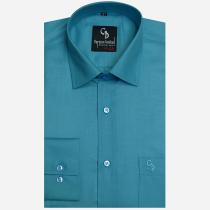 Plain Aqua Blue Shirt : Business