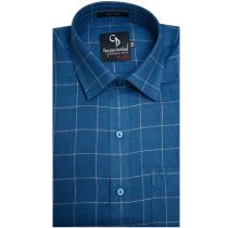Checks Twilight Blue Shirt : Business