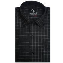 Checks Black Shirt : Business
