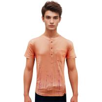 Print Orange T-shirt : Itutu (Slim Fit)