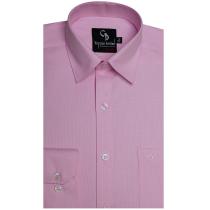 Self Design Pink Shirt : Business