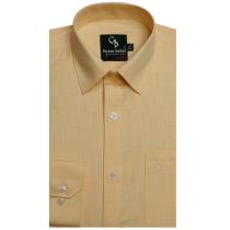 Self Design Yellow Shirt : Business