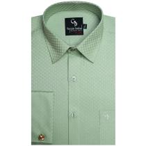 Checks Light Green Shirt : Business