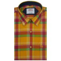 Print Orange Shirt : Ditto