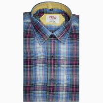Print Blue Shirt : Ditto