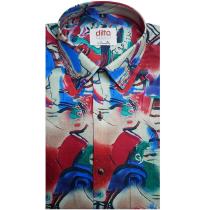 Print Rust Shirt : Ditto