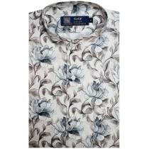 Print Brown Shirt : Party