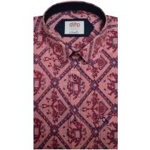 Print Rust Shirt : Trending