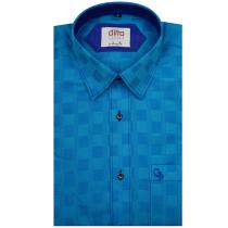 Self Design Blue Shirt : Ditto