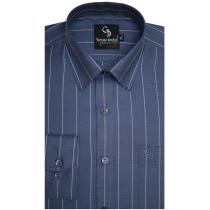 Stripes Dark Blue Shirt : Business